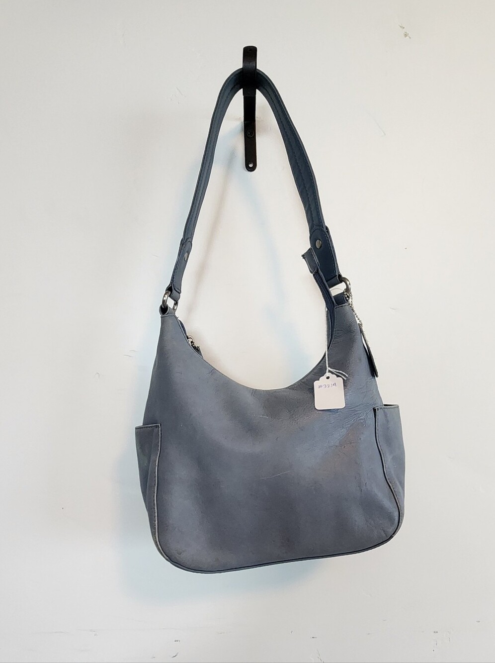 Classic Slate Shoulder Bag - Womens Hobo Tote